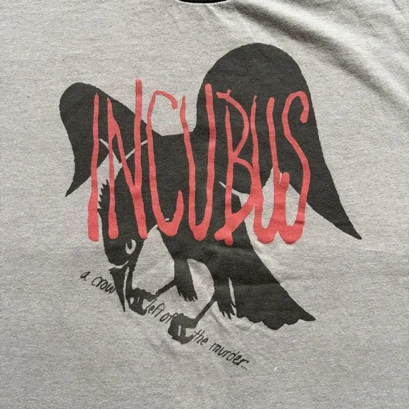 vintage incubus band a crow left of the murder 2004 AA tag size S - Picture 2 of 8